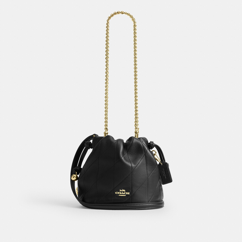 Coach Outlet Faye Mini Drawstring Bag With Quilting - Picture 2 of 2